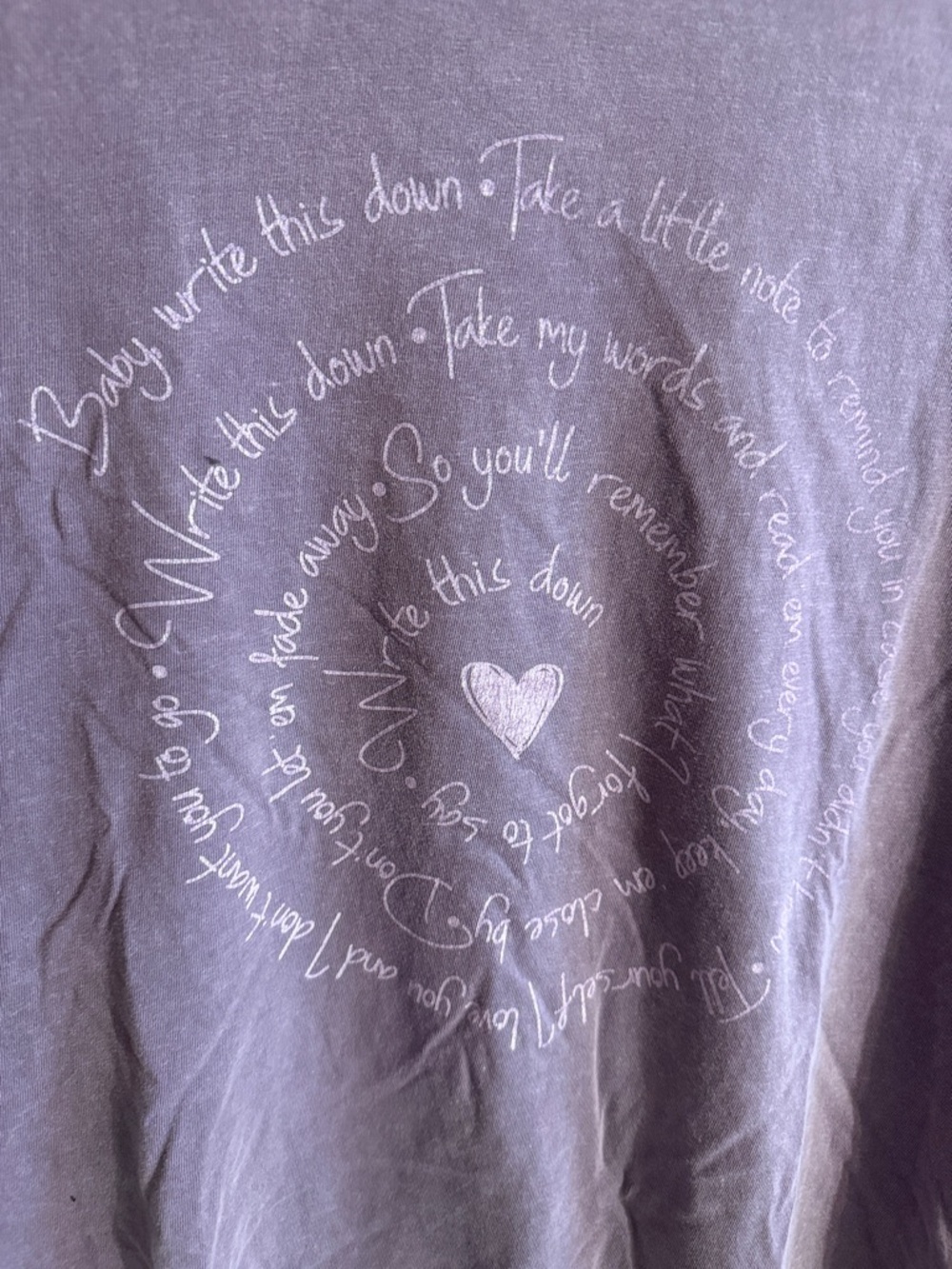 George Strait Purple Graphic Tee - Comfort Colors - Picture 4 of 4